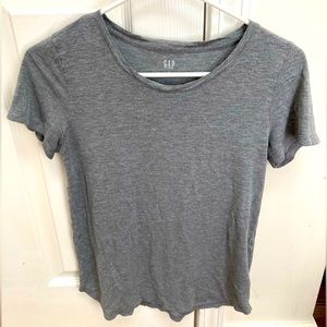 Gap Luxe Gray Short Sleeve Tee